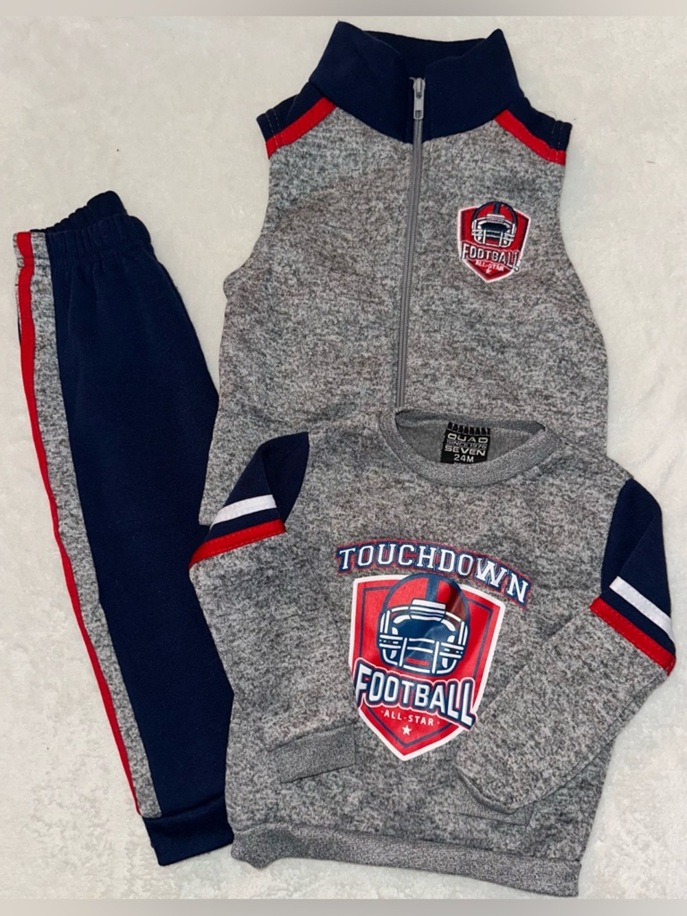 🏈 Football Joggers Set- Boy (24 Mo)